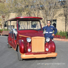 Energy Saving Classic Golf Carts with 4 Rows Vintage Type